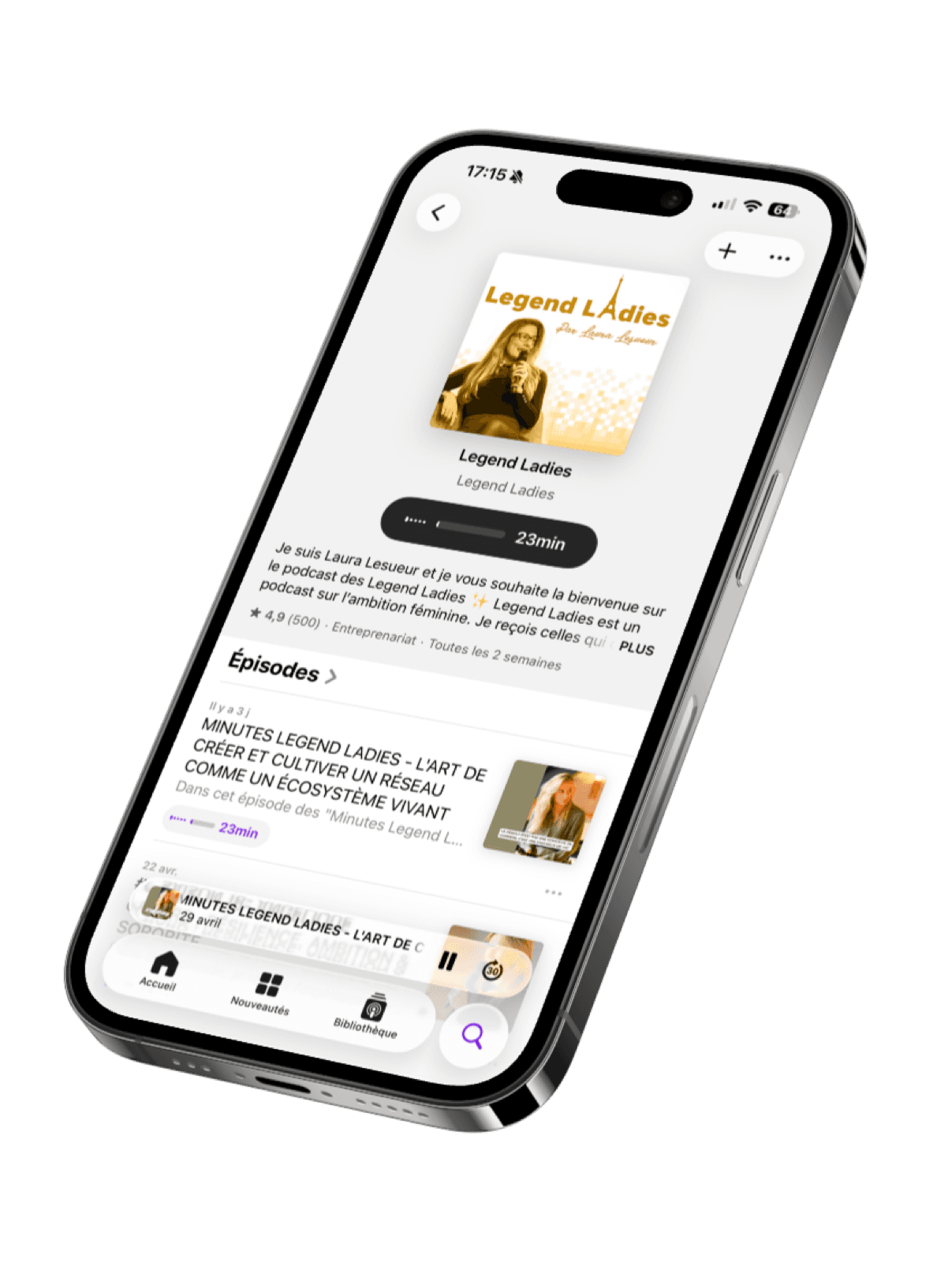 Aperçu du podcast Legend Ladies sur l'application Apple Podcasts